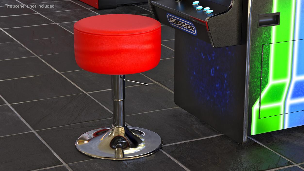 3D ArcadePro Mars 55 Cocktail Arcade Machine with Stools model