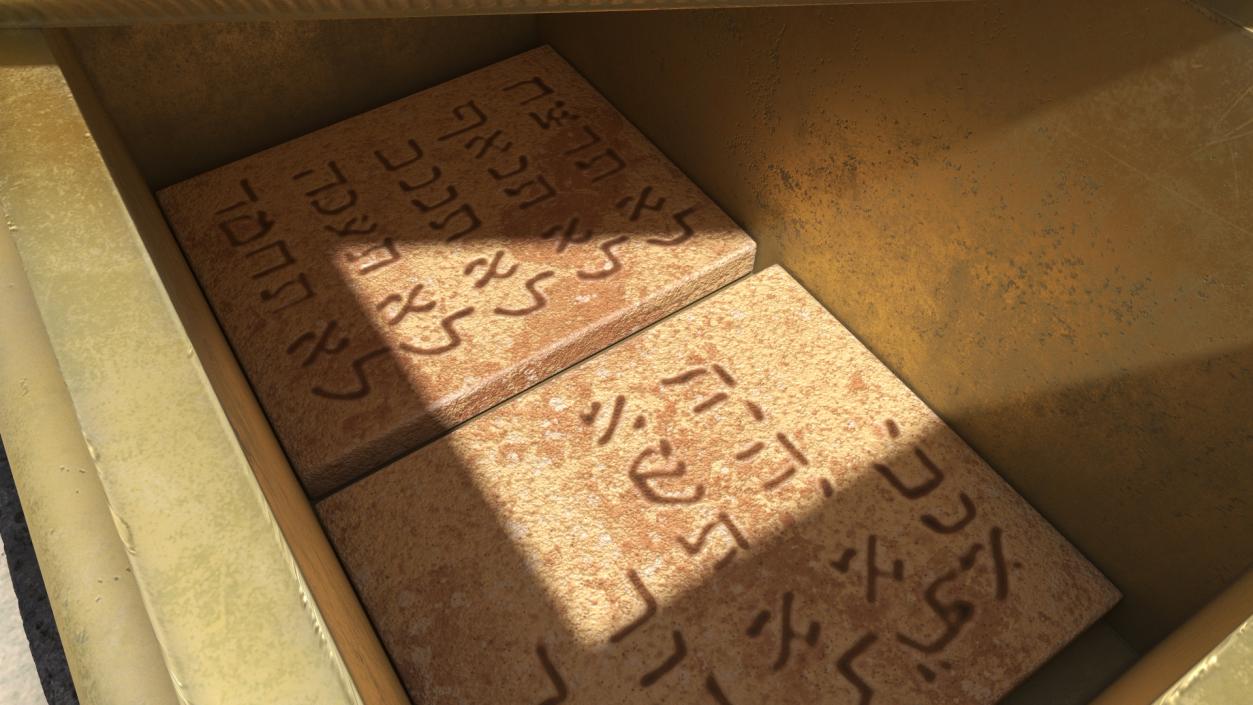 Ark of the Covenant with Tablets 3D