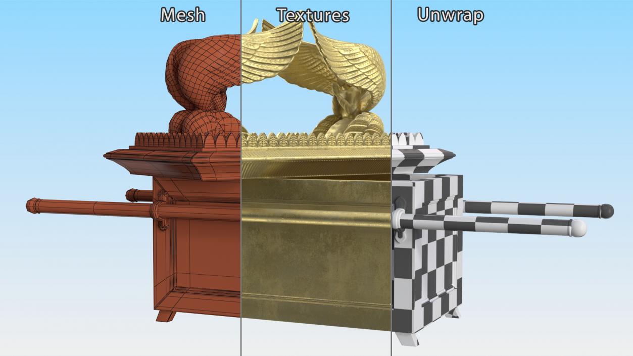 Ark of the Covenant with Tablets 3D