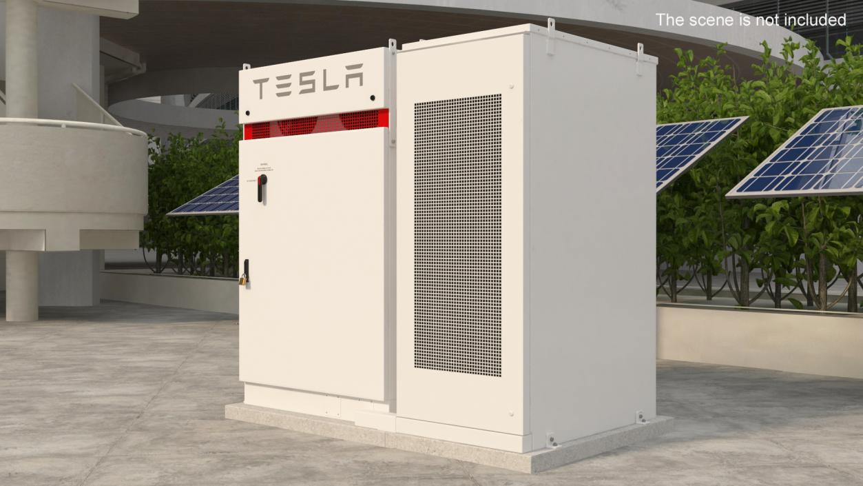 Tesla Powerpack System 3D