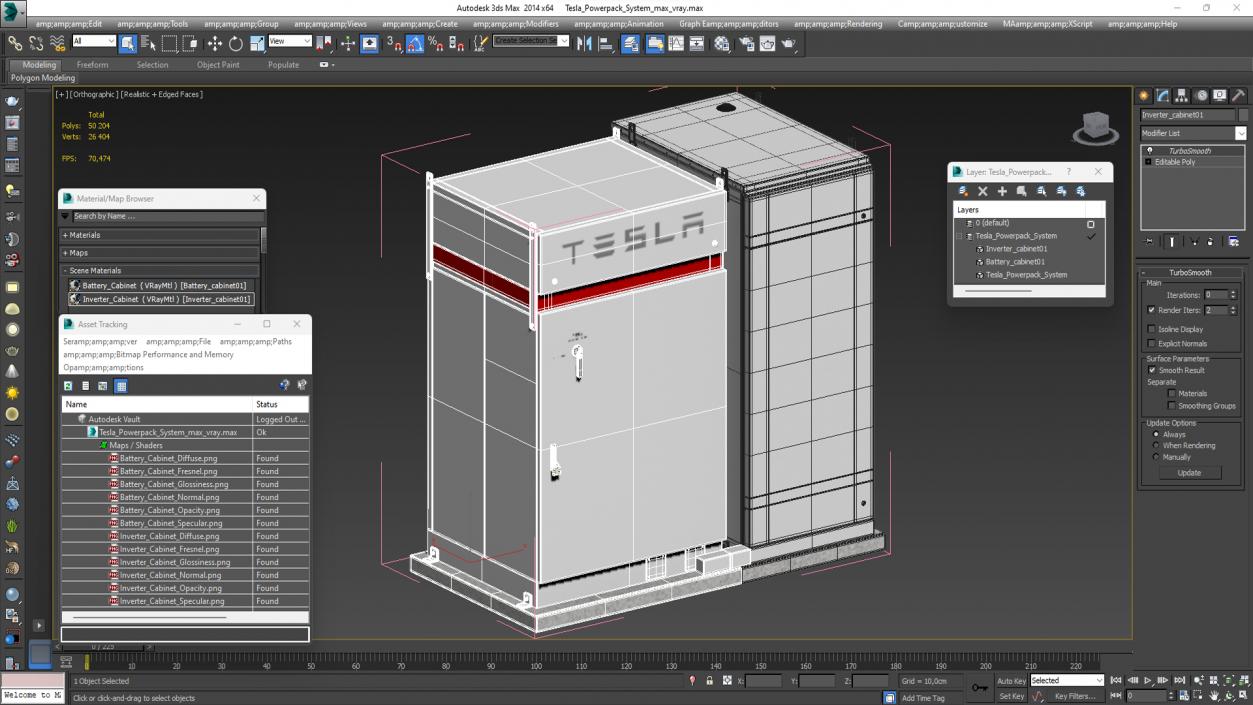 Tesla Powerpack System 3D