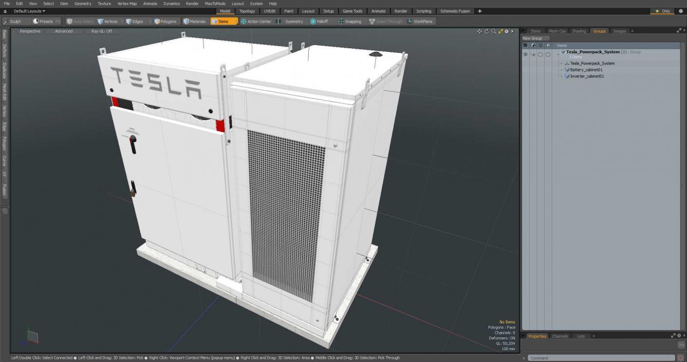 Tesla Powerpack System 3D