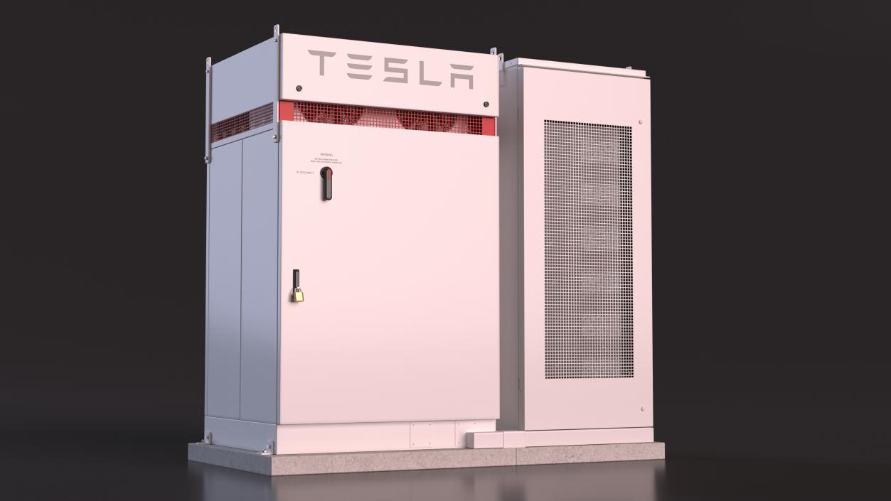 Tesla Powerpack System 3D