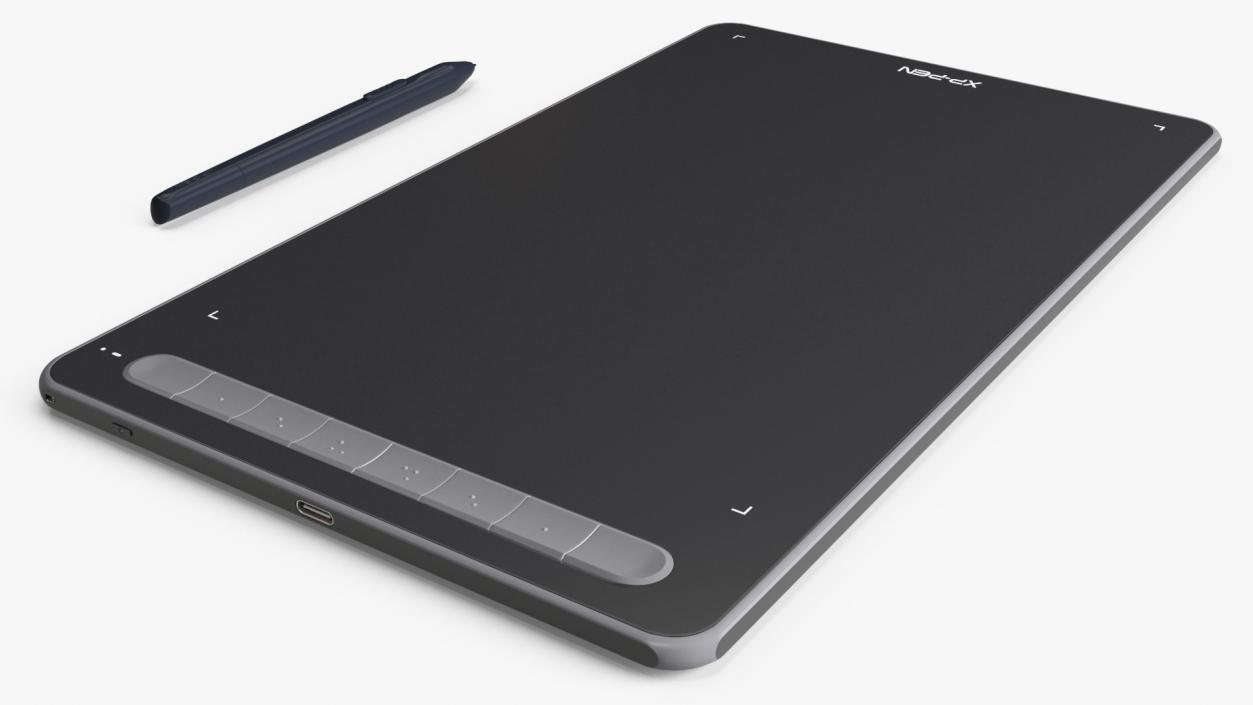 XPPen Deco Graphic Drawing Tablet Black 3D model