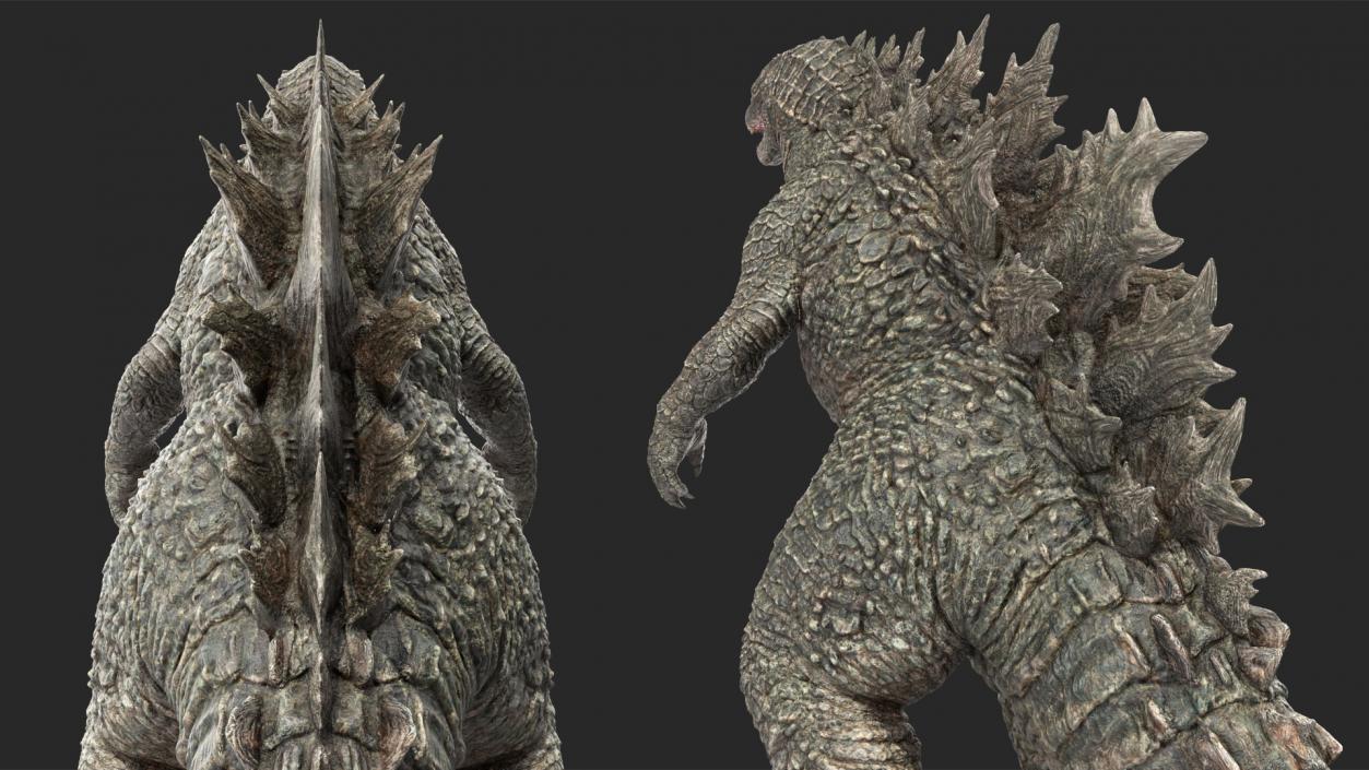 Monster Godzilla Rigged for Maya 3D