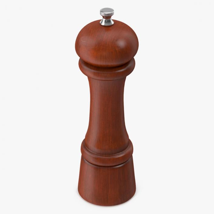 Wooden Salt and Pepper Mill 3D