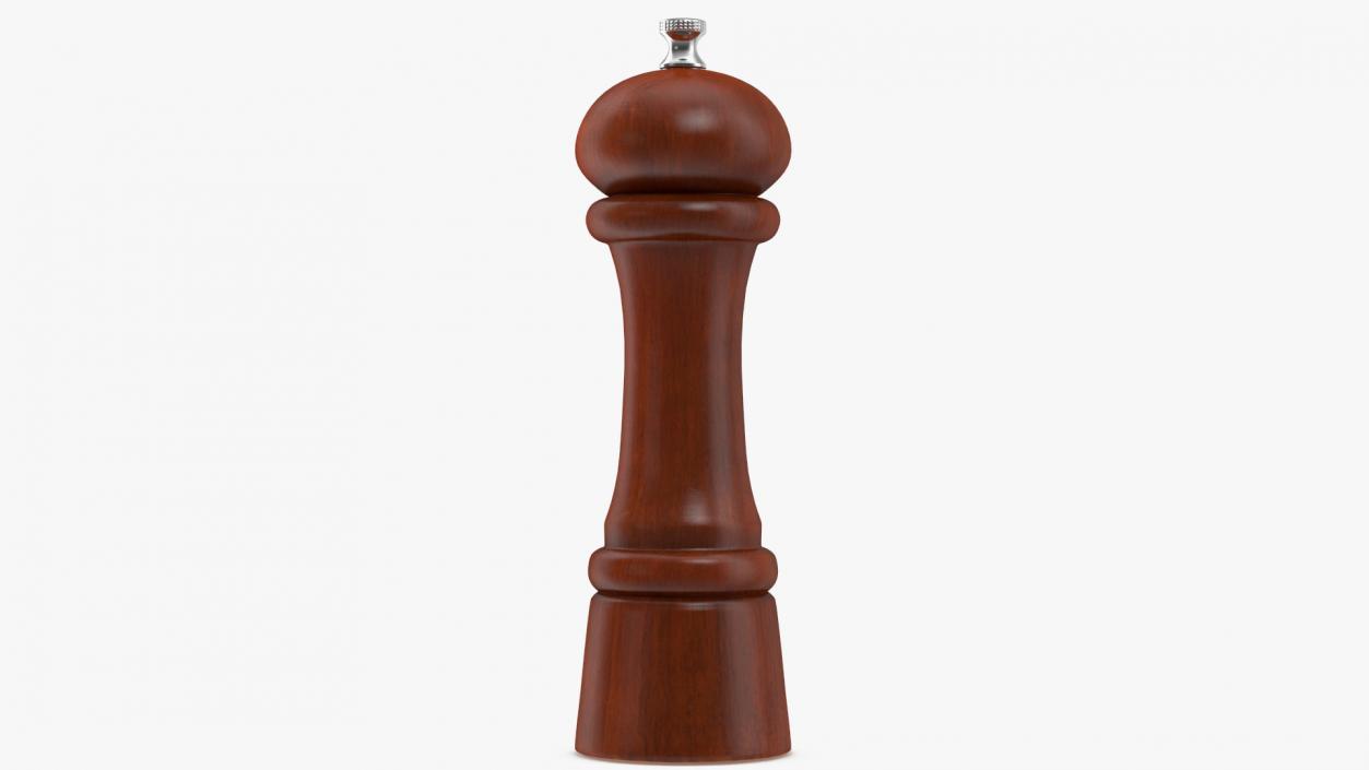 Wooden Salt and Pepper Mill 3D