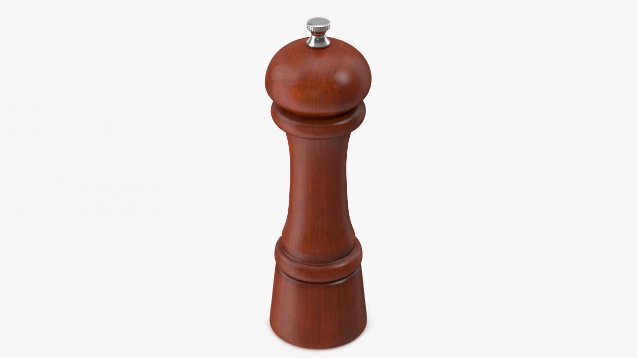 Wooden Salt and Pepper Mill 3D