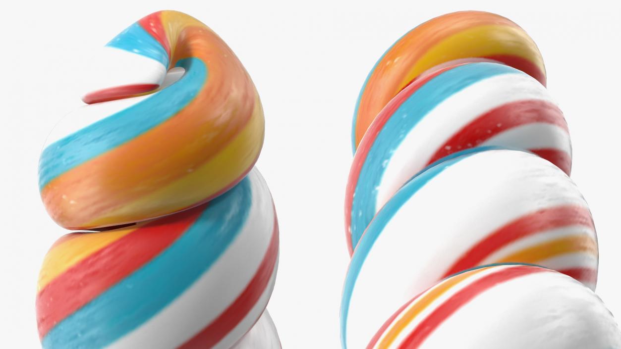 3D model Mini Twist Lollypop Candy