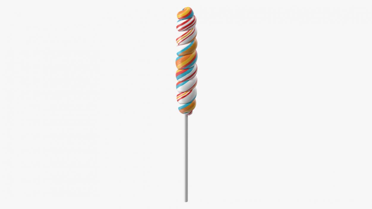 3D model Mini Twist Lollypop Candy