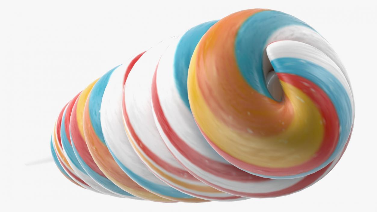 3D model Mini Twist Lollypop Candy