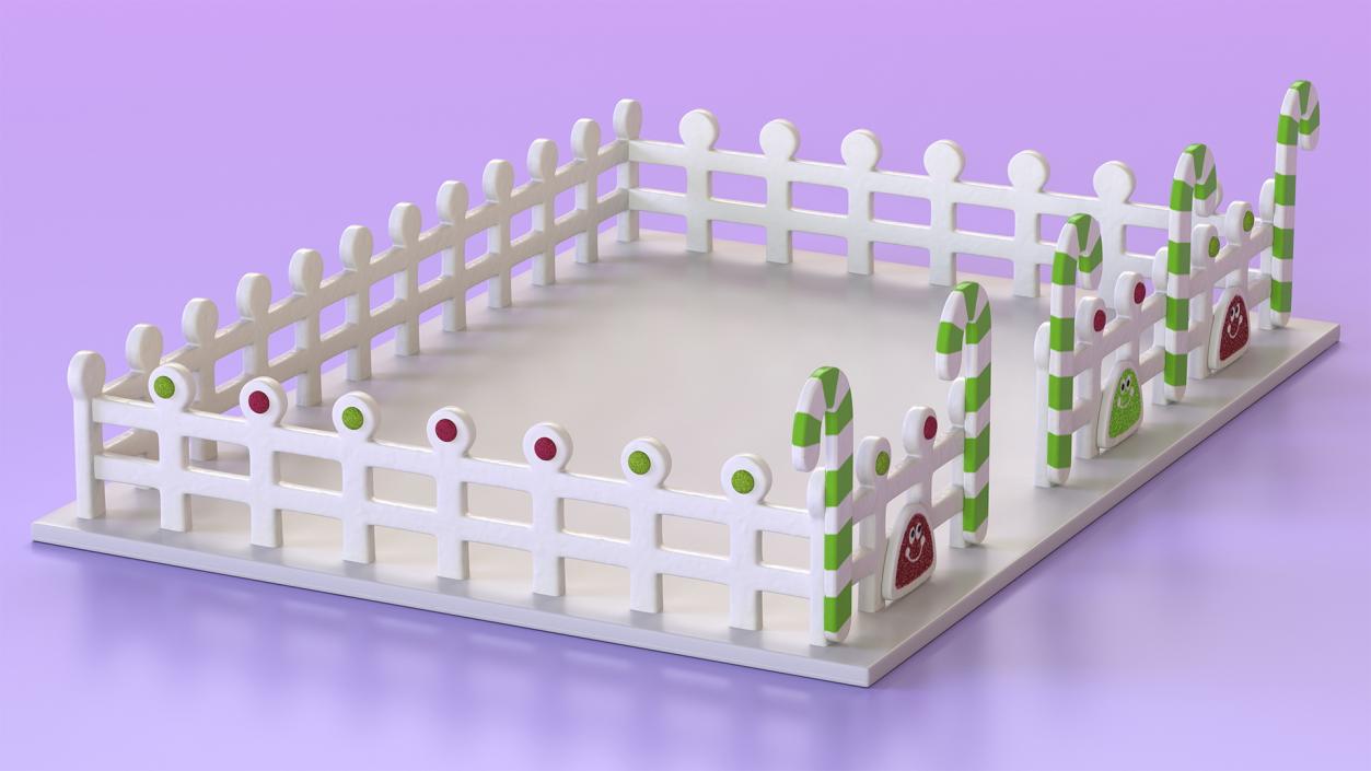 3D Cookie Dough Fence model