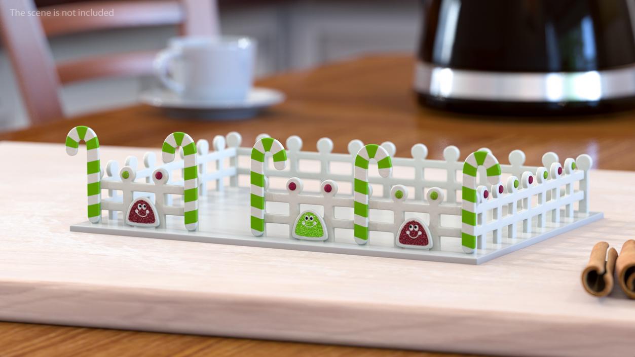 3D Cookie Dough Fence model