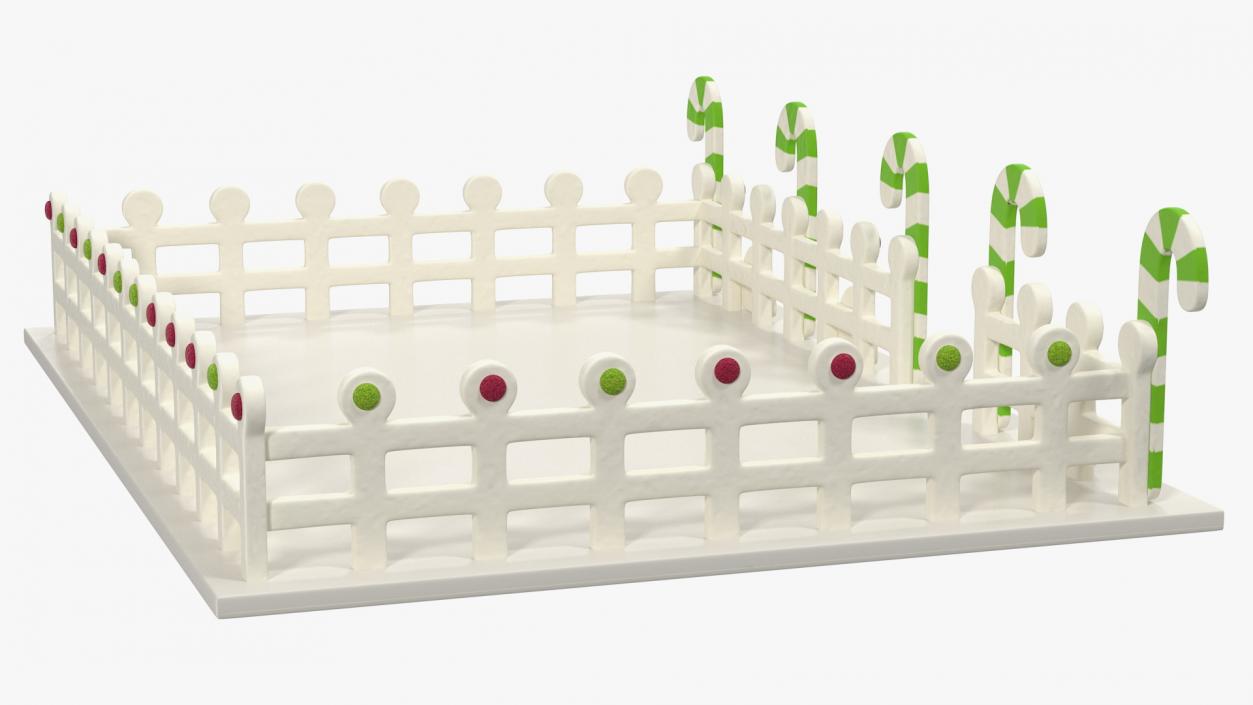 3D Cookie Dough Fence model