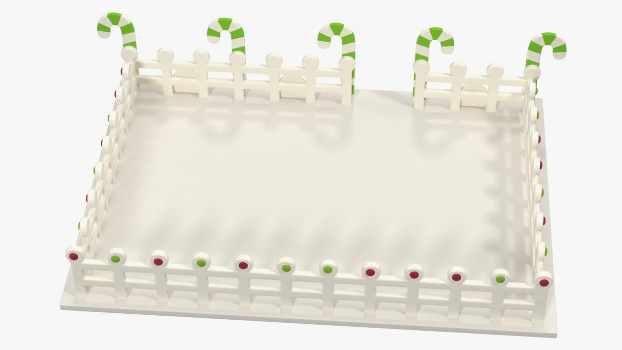 3D Cookie Dough Fence model