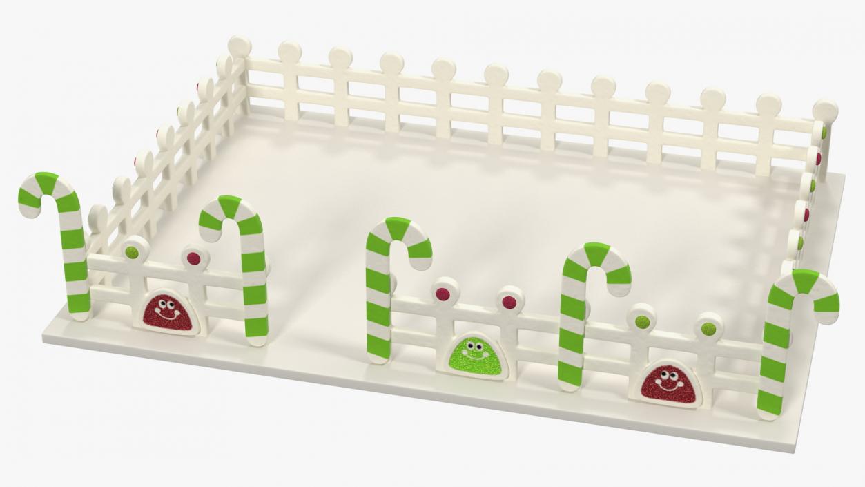 3D Cookie Dough Fence model