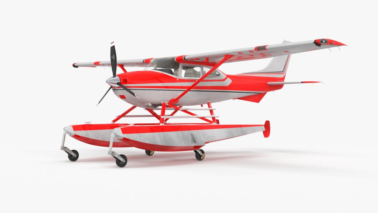 3D model Floatplane Dream Red