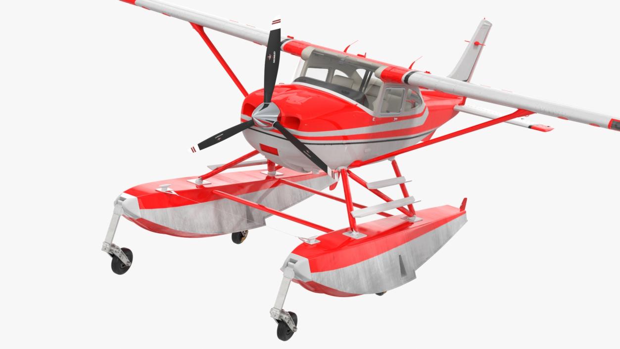 3D model Floatplane Dream Red