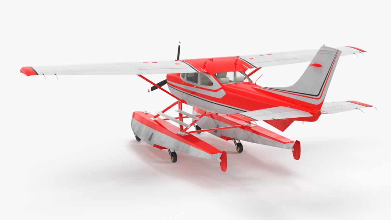 3D model Floatplane Dream Red