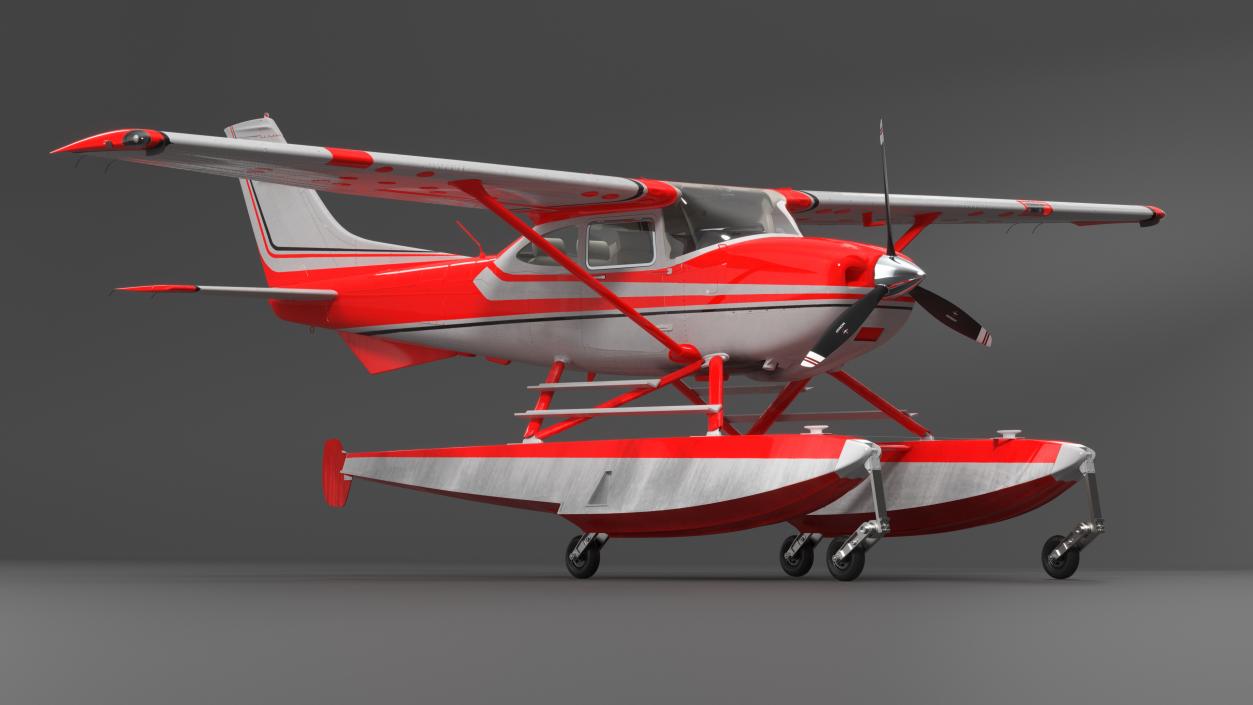 3D model Floatplane Dream Red