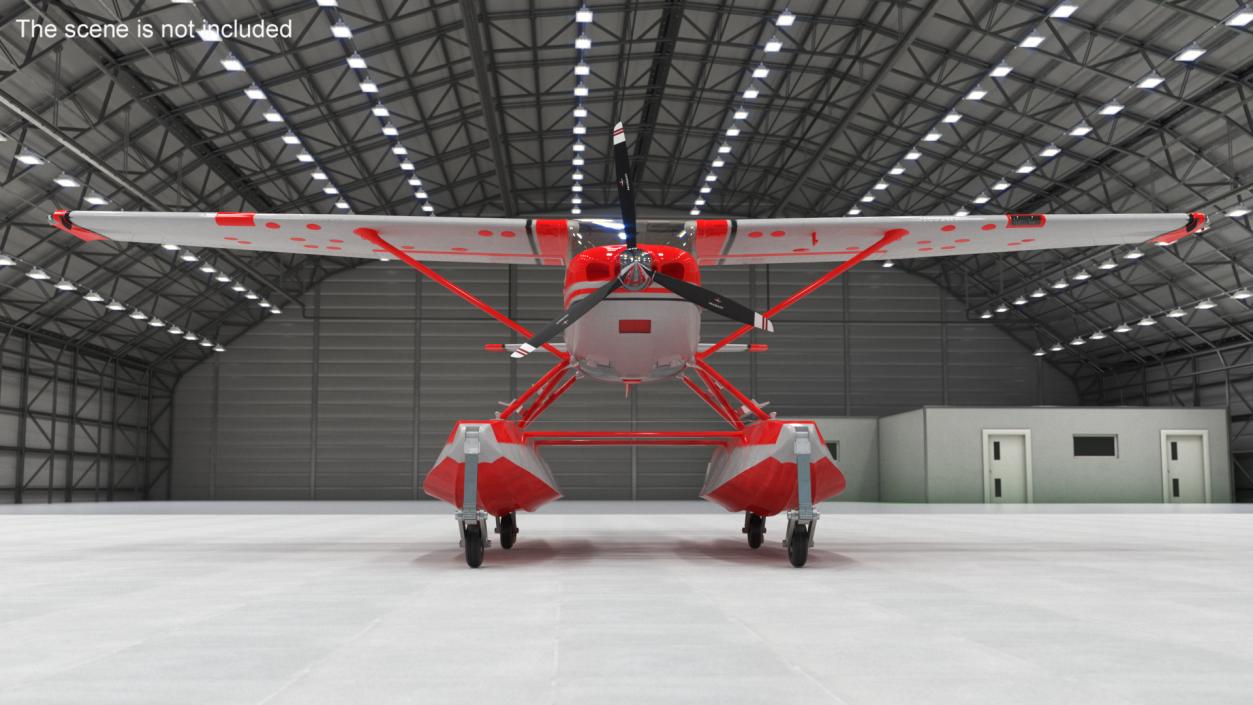 3D model Floatplane Dream Red