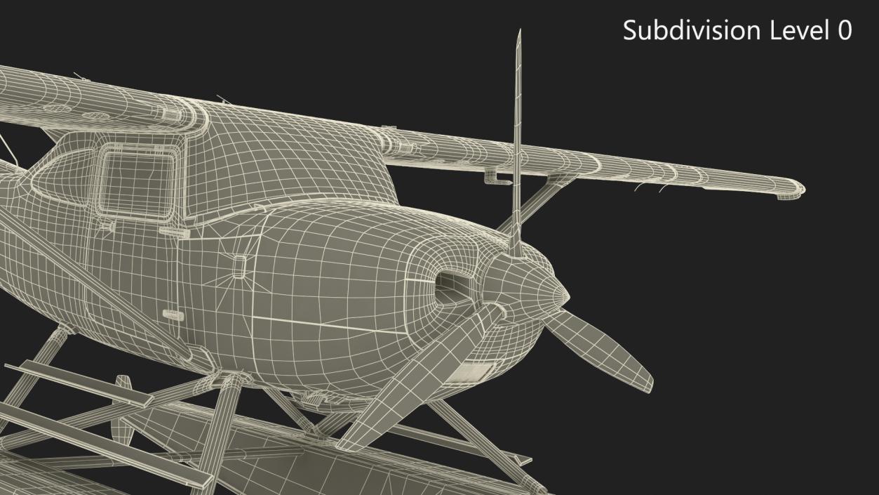 3D model Floatplane Dream Red