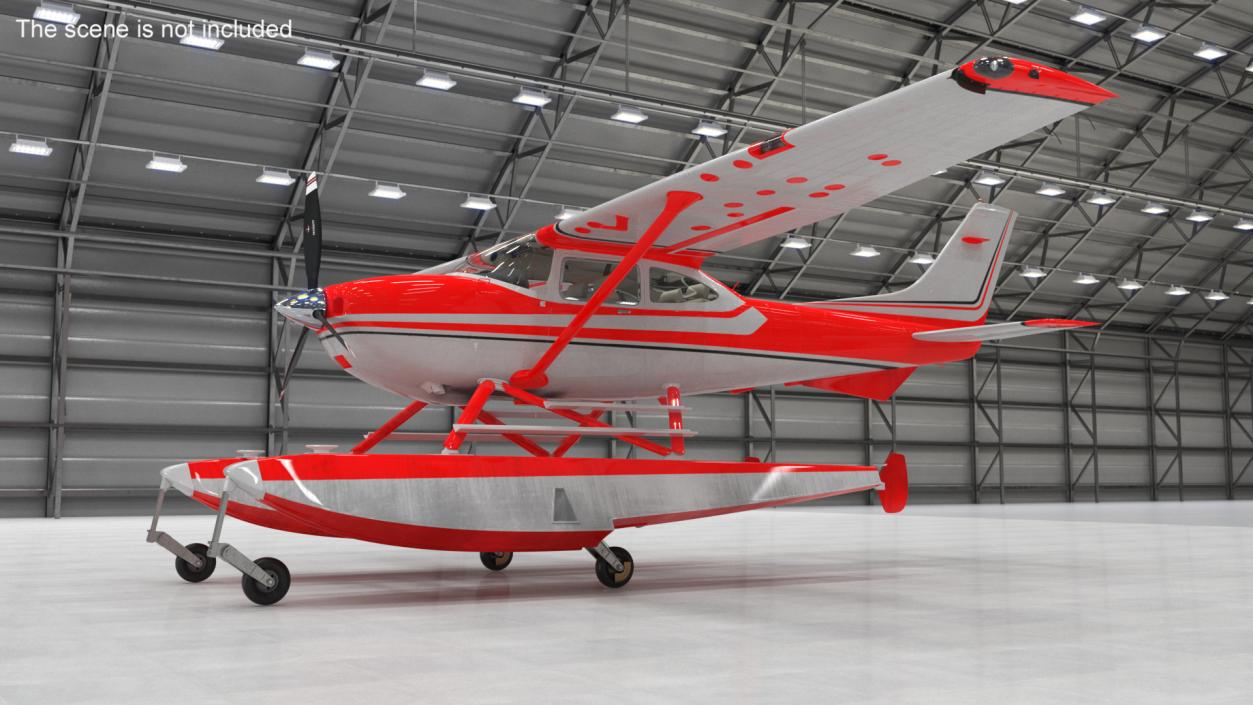 3D model Floatplane Dream Red