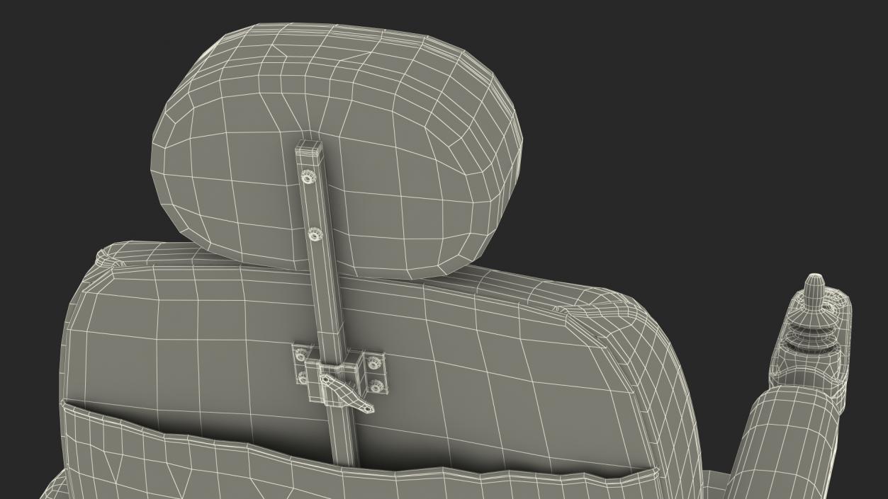 3D model Jazzy Select Wheelchair Rigged