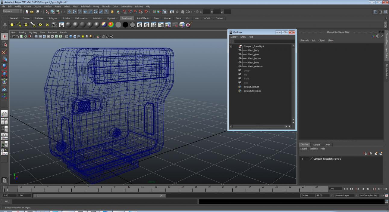 3D Compact Speedlight model