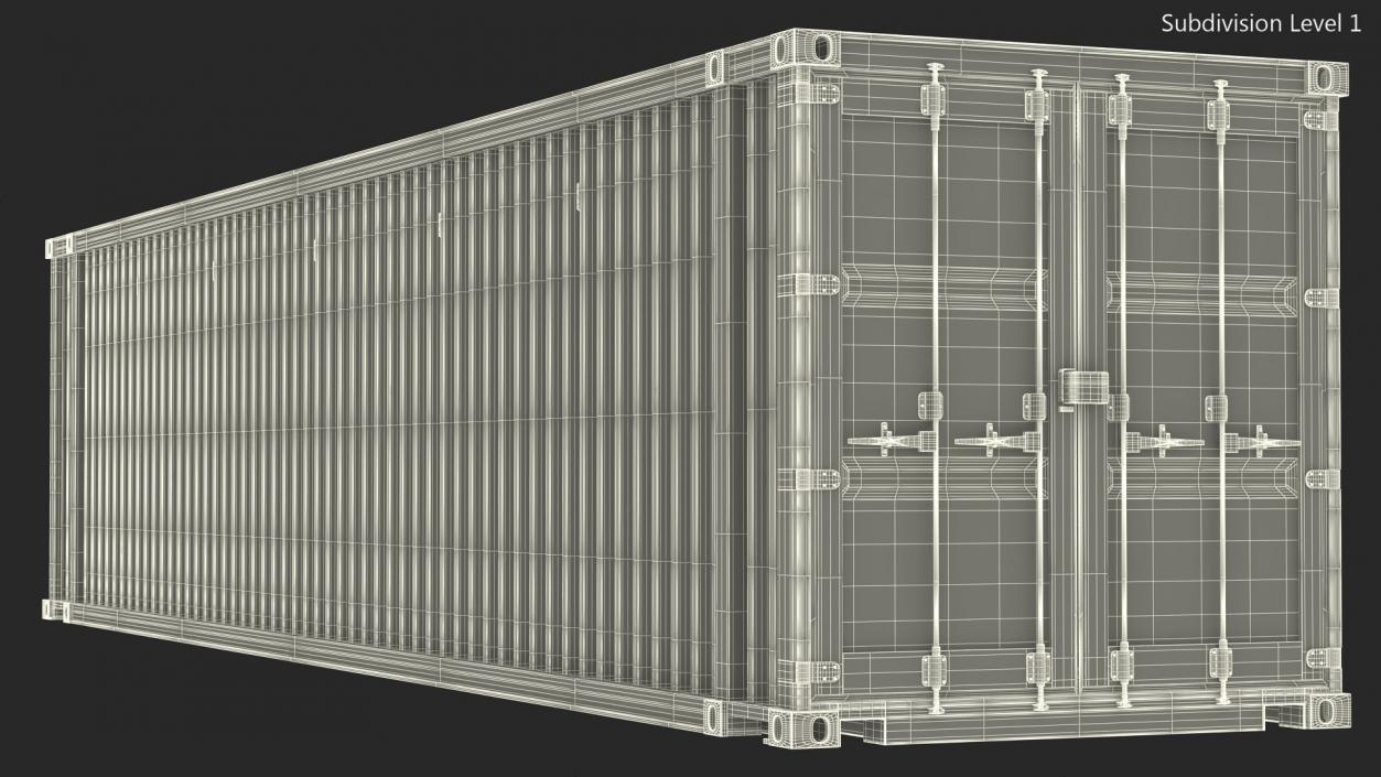 3D High Cube Cargo Worthy Shipping Container 45FT