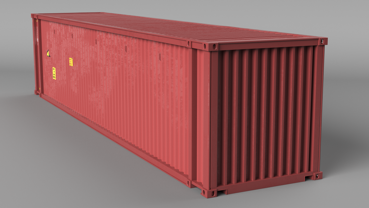 3D High Cube Cargo Worthy Shipping Container 45FT