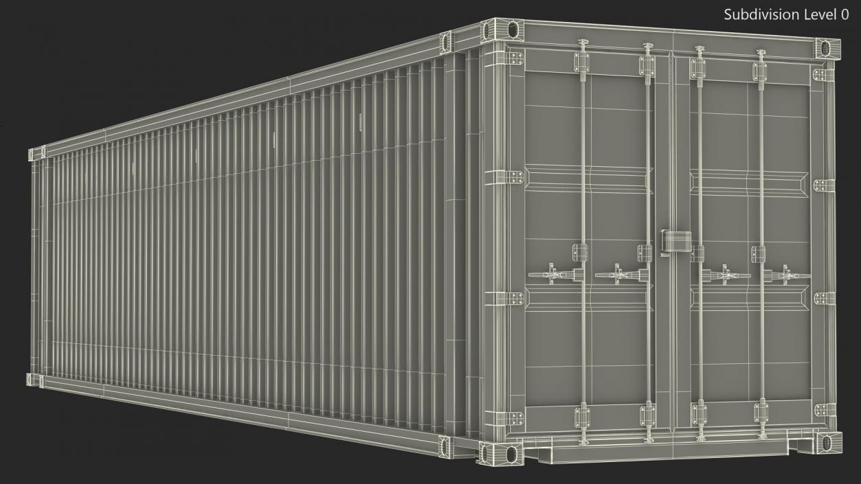 3D High Cube Cargo Worthy Shipping Container 45FT