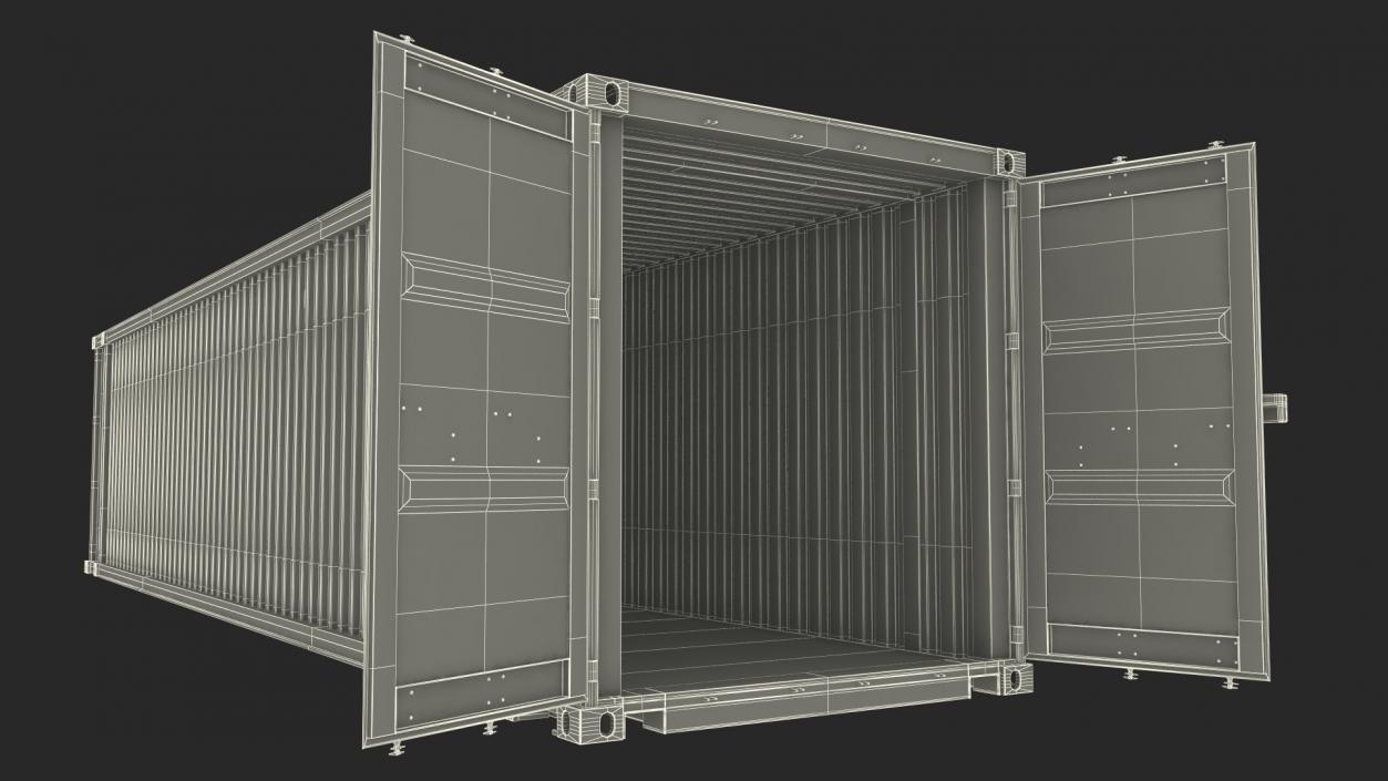 3D High Cube Cargo Worthy Shipping Container 45FT