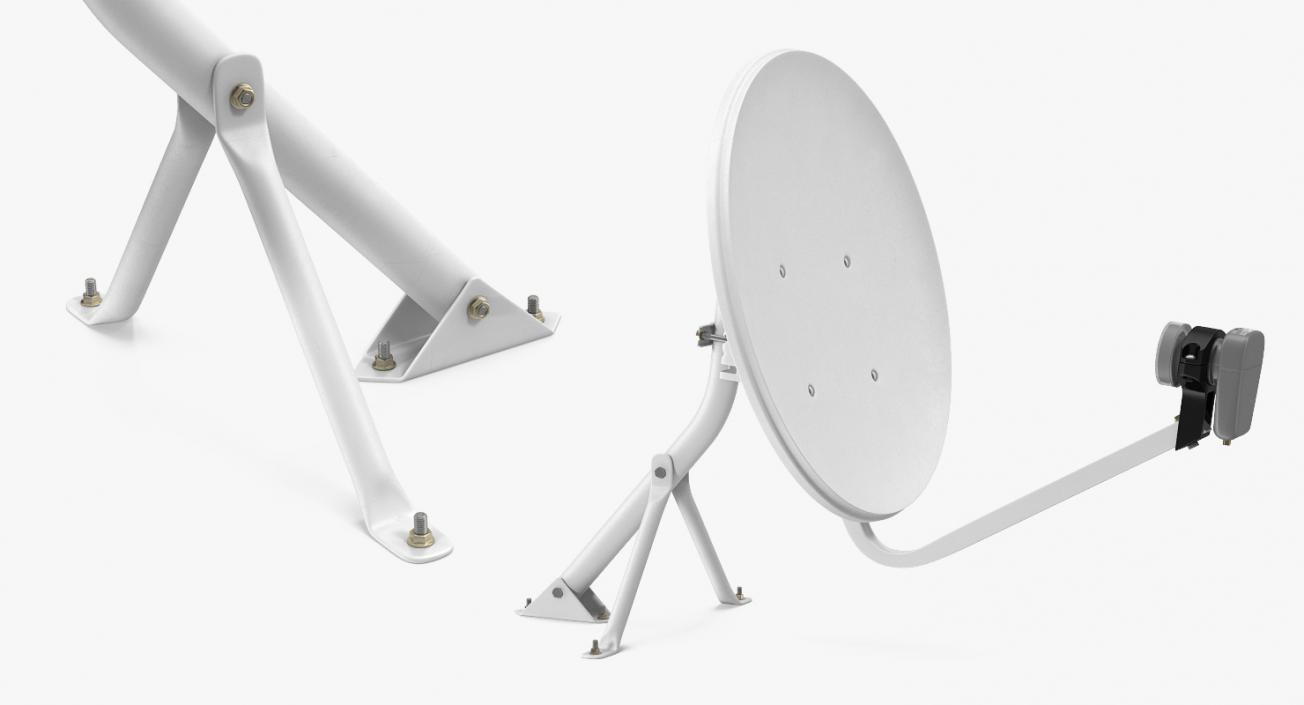 Home Satellite Dish 3D model