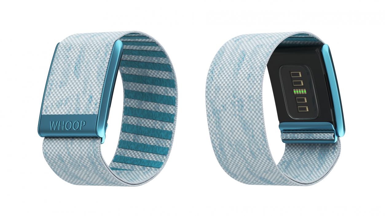 Whoop 4 Activity Tracker Blue 3D model