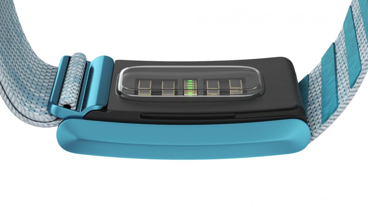 Whoop 4 Activity Tracker Blue 3D model