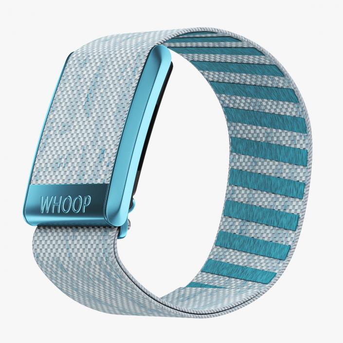 Whoop 4 Activity Tracker Blue 3D model