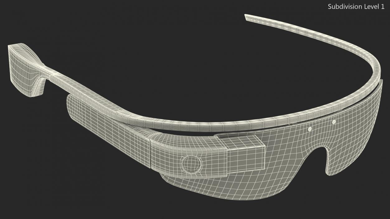 3D model New Google Smart Glasses Coral