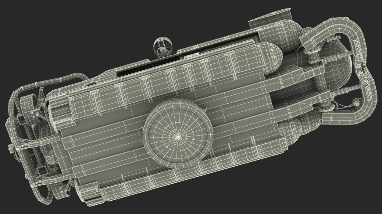 3D NATO Submarine Rescue System model