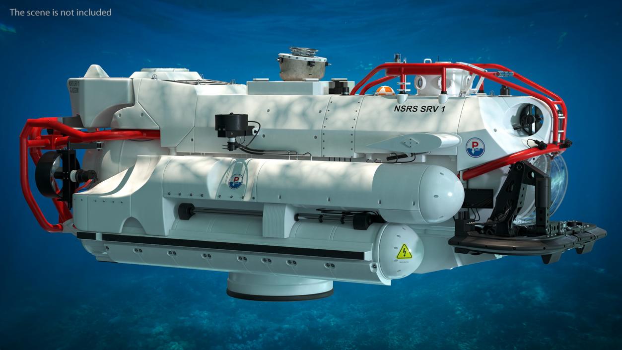 3D NATO Submarine Rescue System model