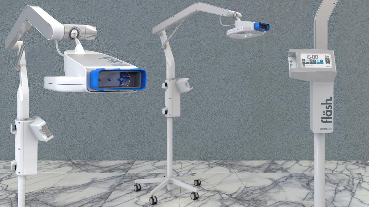 Flash Dental Whitening Machine Rigged 3D