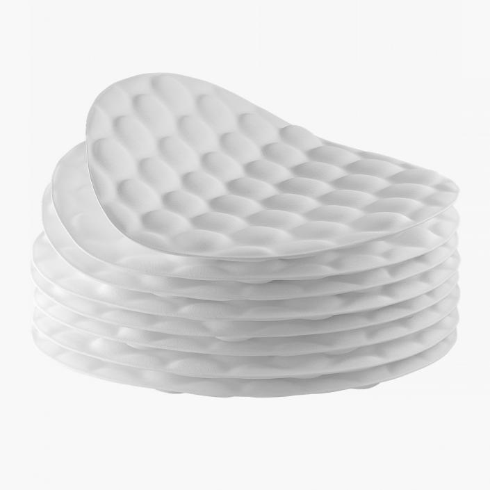 Cotton Pads Stack 3D