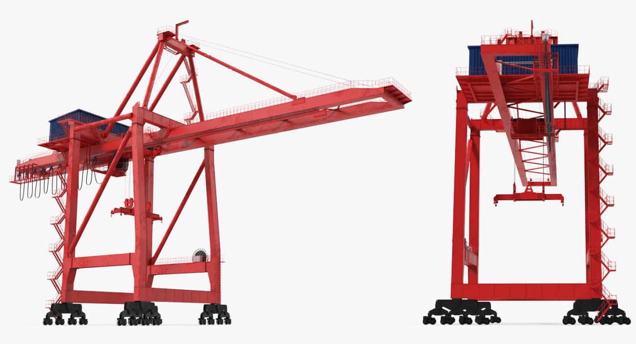 Port Cranes 3D Models Collection 2 3D model