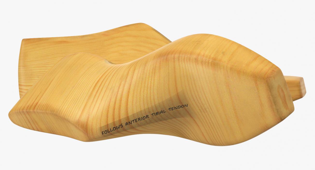 Antique Wooden Shoe Last 3D model