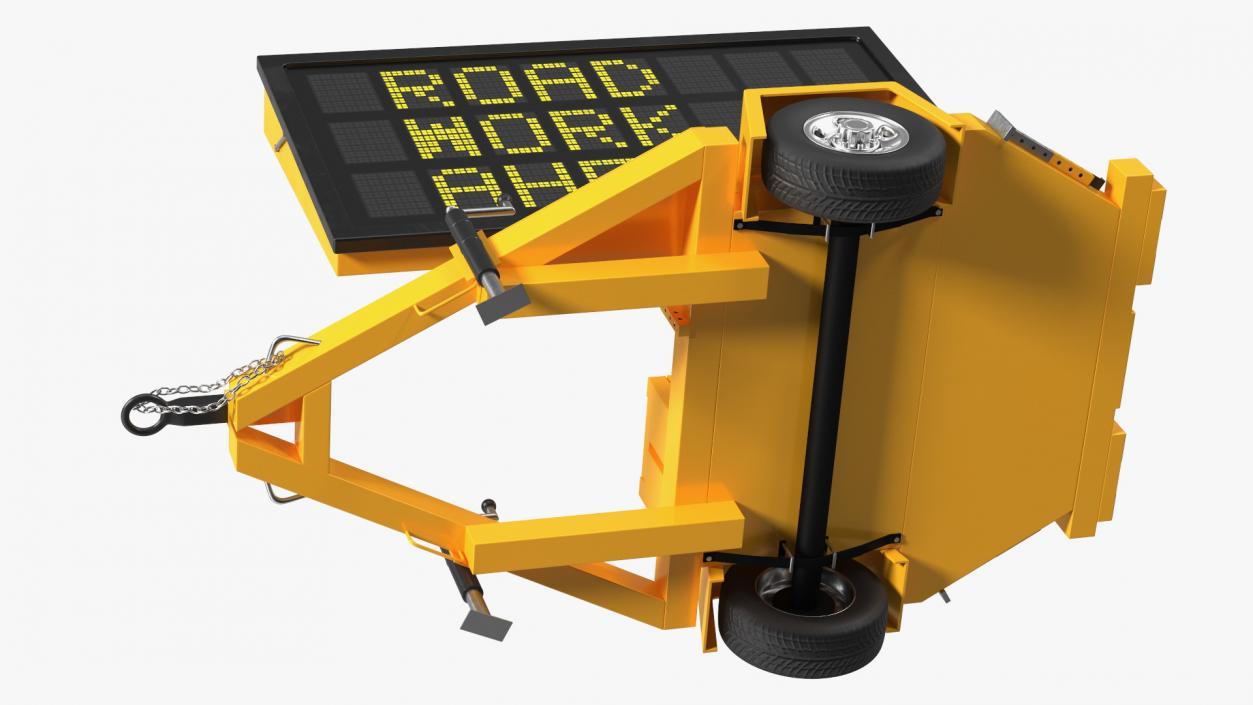 Portable Electronic Traffic Sign 3D