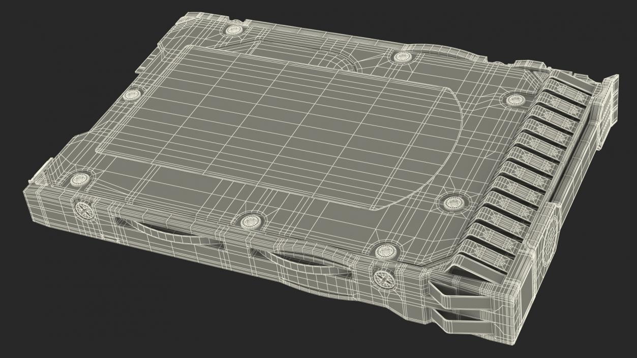 1TB HDD 3D model