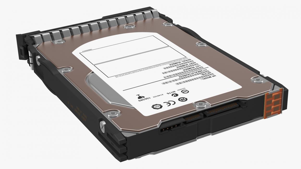 1TB HDD 3D model