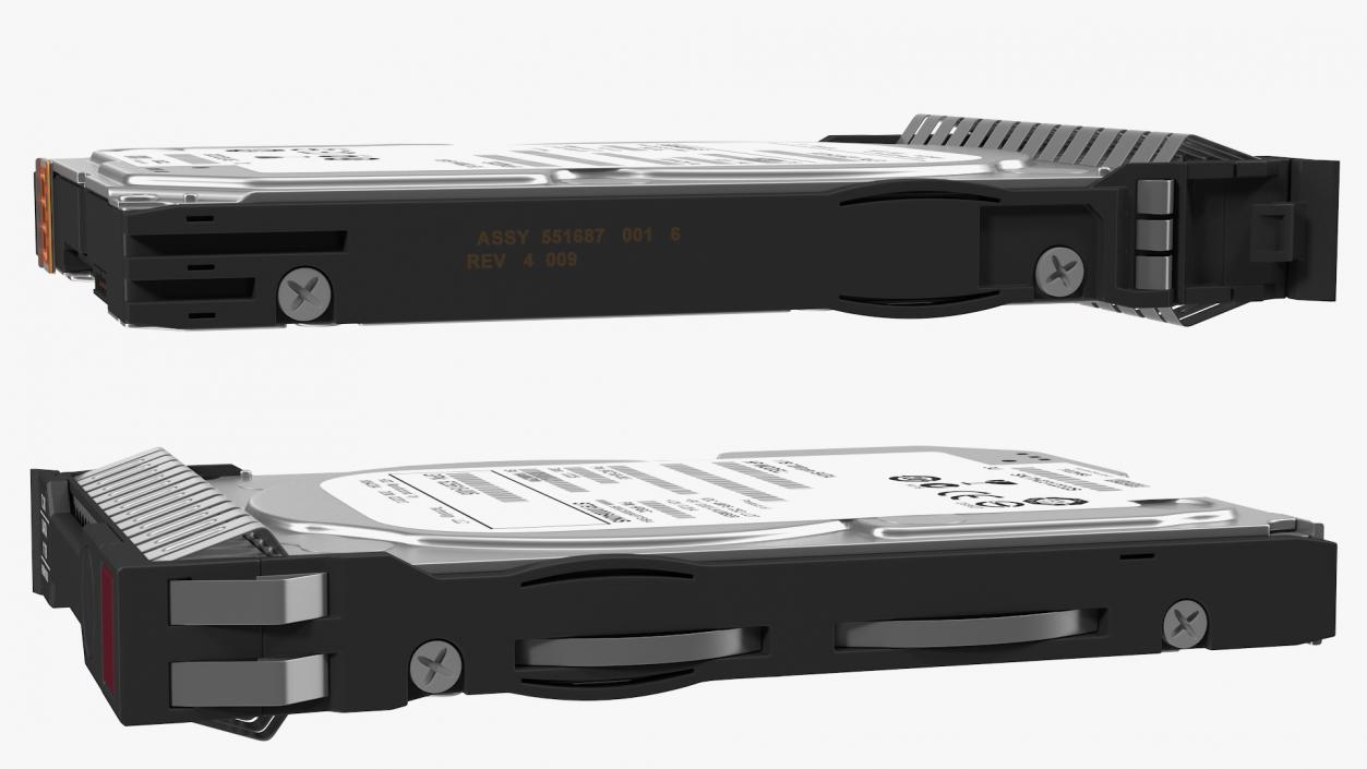 1TB HDD 3D model