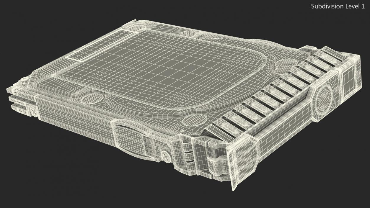 1TB HDD 3D model