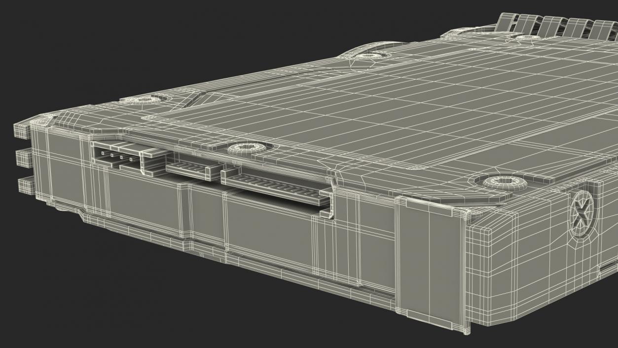 1TB HDD 3D model